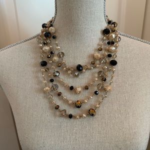 NWOT Multilayered statement Necklace